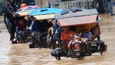 Jalan Di Bandung Terputus Akibat Banjir