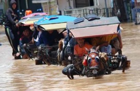 Jalan Di Bandung Terputus Akibat Banjir