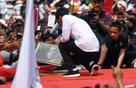 Kampanye di Sukabumi, Jokowi Targetkan Petik Lebih dari 50 Persen Suara Jabar