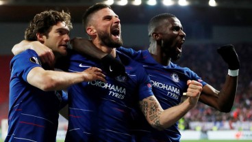 Hasil Liga Europa : Arsenal, Chelsea Raup Kemenangan di 8 Besar