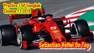 F1 China: Vettel Asapi Hamilton di FP1