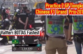 F1 China: Bottas Tercepat, Hamilton Tercecer di Posisi 4 di Latihan 2