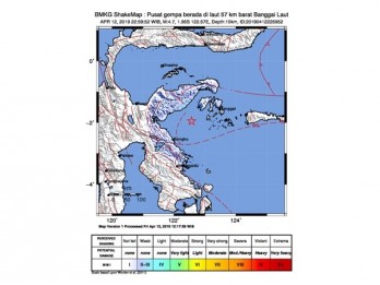 Gempa Banggai Sulteng Terasa Hingga Sulawesi Utara