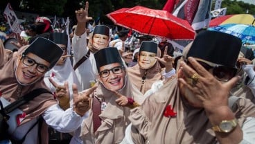 Senam Sehat Awali Kampanye Akbar Prabowo-Sandi di Tangerang