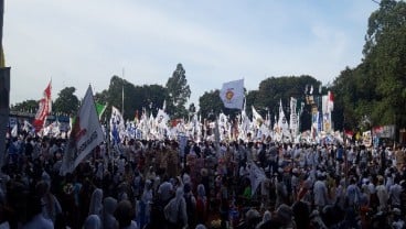 Sandiaga Uno Kampanye di Tangerang, Pendukung Berkumpul sejak Subuh