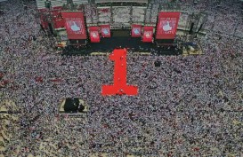 Konser Putih Bersatu Dimulai, Stadion GBK Dipenuhi Pendukung Jokowi-Ma'ruf