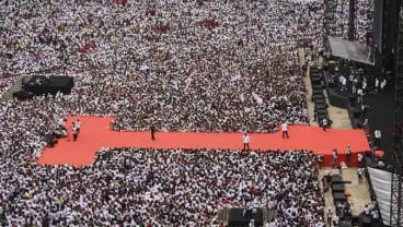 Pramono Unggah Foto Massa Menyemut di GBK Kampanye Akbar Jokowi-Amin