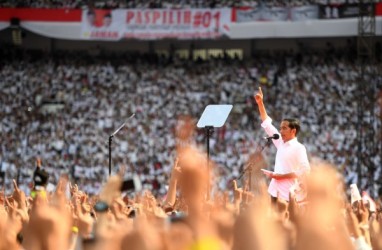 Orasi Jokowi di GBK Ditutup Doa Ma'ruf Amin dan Selawat Yusuf Mansyur