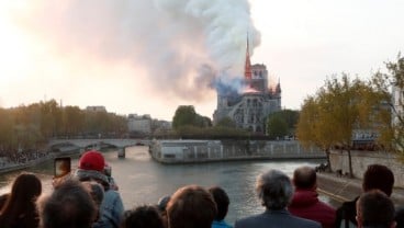 Katedral Notre-Dame di Prancis Kebakaran