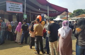 Quick Count Pilpres 2019, Antrean Mengular di TPS Megawati Soekarnoputri 