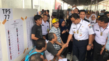 PEMILU 2019 : Usai Nyoblos, Anies Pantau TPS di DKI Jakarta