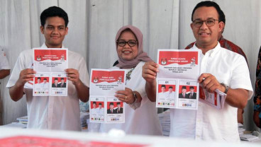 Hasil Quick Count Pemilu 2019 : Lokasi TPS Anies Baswedan Nyoblos, Prabowo-Sandi Menang Tipis