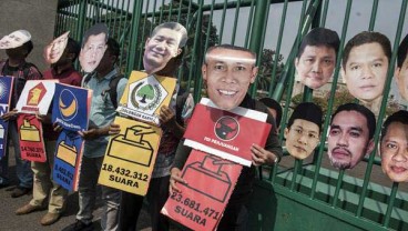 Hasil Exit Poll Poltracking : Elektabilitas PAN 3,9 Persen, Demokrat 3,2 Persen