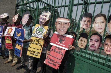 Hasil Exit Poll Poltracking : Elektabilitas PAN 3,9 Persen, Demokrat 3,2 Persen