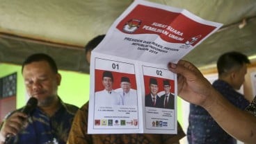 Quick Count Pemilu 2019, Jokowi-Ma'ruf dan PDIP Unggul versi Hitung Cepat LSI Denny JA