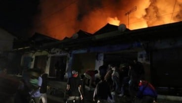 Pasar Lawang Kabupaten Malang Terbakar, 500 Lapak dan Kios Hangus