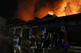 Pasar Lawang Kabupaten Malang Terbakar, 500 Lapak dan Kios Hangus