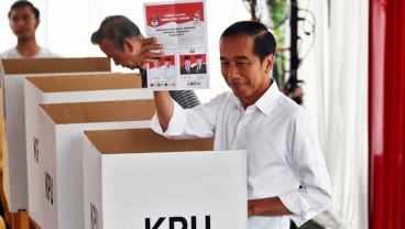 H+1 Pemilu, Jokowi dan Petinggi Parpol Pantau Rekapitulasi Suara