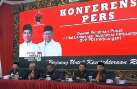 Real Count PDIP di 199.141 TPS, Jokowi-Ma'ruf Raih 56,74 Persen
