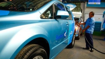 KENDARAAN LISTRIK : Blue Bird Luncurkan Taksi Mobil Listrik