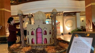 Miniatur Masjid dari Bumbu "Pawon" di The Sunan Hotel Solo