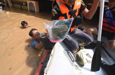 Banjir Kiriman Picu Ledakan Pengungsi Sejumlah Titik di Jakarta
