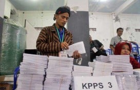 Real Count KPU : Progres 45,18 Persen, Selisih 8,7 Juta Suara