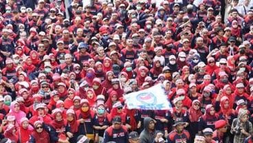 May Day: Buruh Mulai Berkumpul di Sudirman