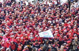 May Day: Buruh Mulai Berkumpul di Sudirman