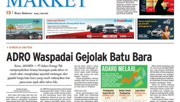 AKSI EMITEN 2 MEI: ADRO Waspadai Gejolak Batu Bara, TLKM Tertekan Beban Operasional