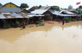 Antisipasi banjir, Tanggul 600 Meter Dibangun di Cisadane