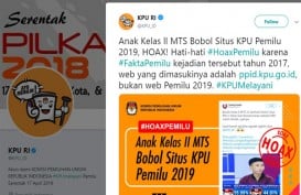 Ada Bug di Situs kpu.go.id, Temuan Siswa Kelas II MTS Bukan Hoax