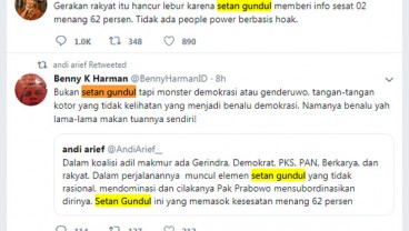 Garda Maharsi: Setan Gundul Membuat Prabowo Meluap-Luap