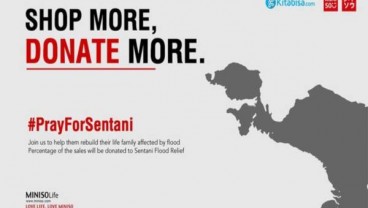 Aksi Sosial MINISO, Konsumen Diajak Berdonasi Online untuk Para Korban Banjir Sentani, Jayapura