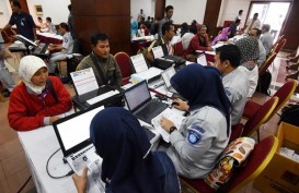 Pendaftar Mudik Gratis di Gresik Antusias Datangi Kantor Dishub