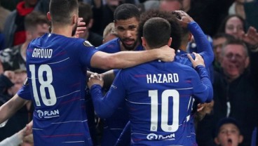 Liga Eropa : Chelsea vs Frankfurt, Babak Pertama 1-0 Gol Ruben Loftus-Cheek