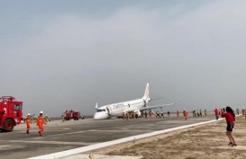 Mendebarkan, Pilot Myanmar Berhasil Daratkan Pesawat Tanpa Gunakan Roda Depan