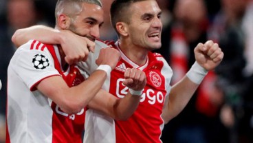 Ajax Amsterdam Sudah 99,99 Persen Juara Liga Belanda