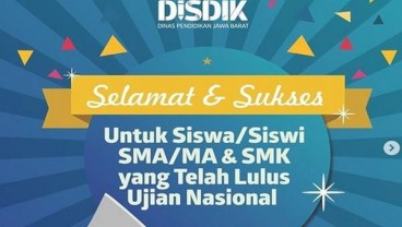 Pengumuman Kelulusan SMA/SMK: Ini 5 Siswa Terbaik Jurusan IPA di Jabar