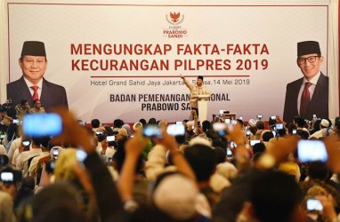 Begini Isi Pidato Lengkap Prabowo Tolak Hasil Pemilu 2019