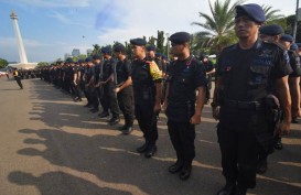 Ratusan Polisi Polda Sumbar ke Jakarta Mempertebal Pengamanan