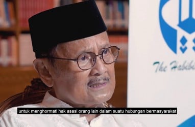 Ini Pesan BJ Habibie Jelang Pengumuman Hasil Pemilu 22 Mei 2019