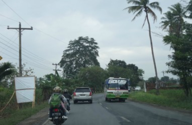 Aspal di Jalan Lintas Tengah Sumatra Masih Ada Yang Terkelupas