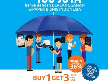 Paket Lengkap Epaper Bisnis Indonesia Didiskon 36% Plus Asuransi dan Reksa Dana