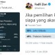 Tercepat dan Akurat, Fadli Zon Sudah Prediksi Jokowi Menang Sejak 2018