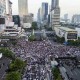 Massa Aksi Bubar, Polisi Buka Jl MH Thamrin & Jl Wahid Hasyim Jakpus