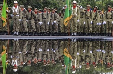 DEMO 22 MEI: Satpol PP Bantu Pengamanan di Ring 3