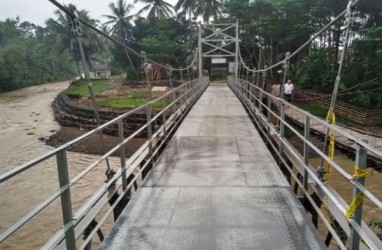 Jembatan Gantung Kian Rai Ikun Permudah Pergerakan Warga