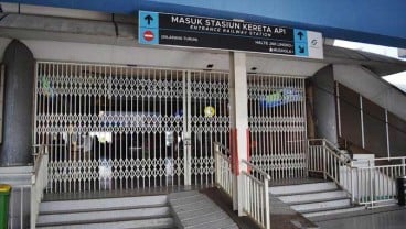 Pasar Tanah Abang Tutup Hingga Sabtu 25/5, Stasiun Tanah Abang Kembali Normal