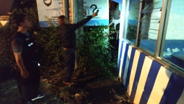 Pos Lantas Fajar Indah Solo Terbakar Jumat Dini Hari